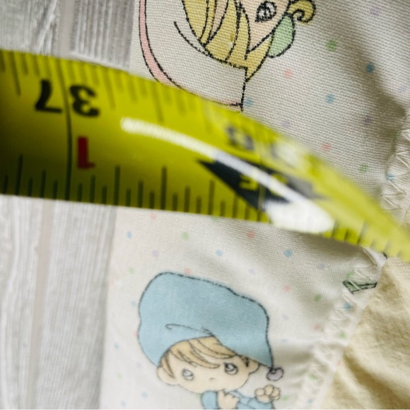 Vintage hand embroidered baby quilt with birds and animals precious moments - Picture 12 of 12